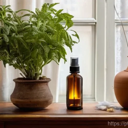 친환경 방충제 만들기 - **Prompt:** A serene and inviting living room in a traditional Portuguese home, bathed in soft, warm...